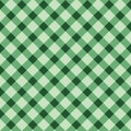 Seamless checkered pattern in green colors