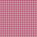 Seamless checkered pattern with hand drawn gingam raspberry and mustard checks