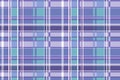 Seamless Checkered pattern in Scottish style. Tartan. A classic Christmas geometric pattern. Woolen blue fabric background vector Royalty Free Stock Photo