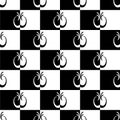 Seamless checkered pattern. Royalty Free Stock Photo