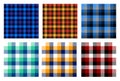 Seamless checkered plaid pattern bundle 3