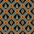 Seamless checkered print pattern Royalty Free Stock Photo