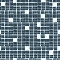 Seamless plaid pattern with hand drawn checks in futuristic aesthetics and retro futurism