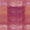 Seamless checkered weave fluffy grunge striped pattern for plaid, carpet, mat , serviette in violet, orange colors