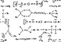 Seamless chemical formula background