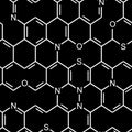 Seamless chemical pattern Royalty Free Stock Photo