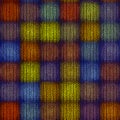 Seamless chequered knitted pattern Royalty Free Stock Photo
