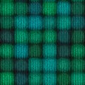 Seamless chequered knitted pattern Royalty Free Stock Photo