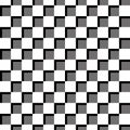 Seamless chess board vector pattern shadow texture