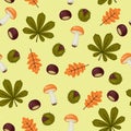 Seamless chestnuts wallpaper