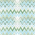 Seamless Chevron Design Pattern in Turquoise and Green