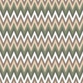 Seamless chevron pattern. Cute green and brawn Christmas palette