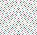 Seamless chevron wave pattern Royalty Free Stock Photo