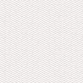 Seamless chevron zigzag pattern, white and beige geometric herringbone texture Royalty Free Stock Photo