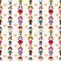 Seamless child pattern