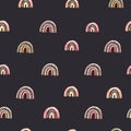 Seamless childish watercolor pattern. Colorful rainbow kids background. Perfect for textile, fabric, wrapping paper, linens,