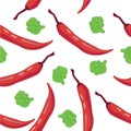 Seamless Chili Pepper wallpaper