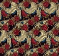 Seamless chinese dragon texture Royalty Free Stock Photo