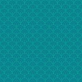 Seamless Chinese sea waves pattern, vector turquoise background radio mast Wallpaper with waves, abstract seamless pattern