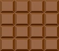 Seamless Chocolate Bar Pattern, Vector