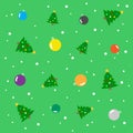 A seamless Christmas background pattern Royalty Free Stock Photo
