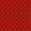 Seamless christmas candy pattern on red background. Christmas gift paper concept. Royalty Free Stock Photo