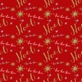 Seamless Christmas and New Year background pattern digital paper.