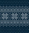 New Year`s Christmas pattern pixel in penguins vector illustration