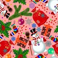 Seamless Christmas pattern