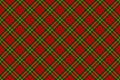 Seamless christmas tartan pattern