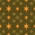 Seamless christmas vector illustration background