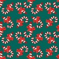 Seamless christmas vector illustration background