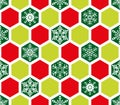 Seamless Christmas wrapping paper pattern