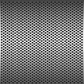 Seamless circle metal grill pattern