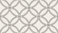 Seamless circle pattern, geometric background, abstract design, circular texture vector design Generative AI Royalty Free Stock Photo