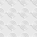 Seamless Circle and Ring Pattern Royalty Free Stock Photo