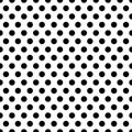 Seamless circles, dots pattern. Seamlessly repeatable polka dot