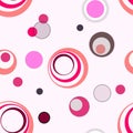 Seamless circles pattern