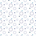 Seamless Circles Pattern. Red  Polka Dot  Pattern. Background