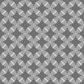 Seamless Circles, Rings Black / White Geometric Pattern