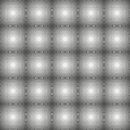 Seamless circlular black and white pattern Royalty Free Stock Photo