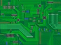 Seamless Circuit Board Background