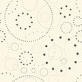 Seamless Circular Pattern. Abstract Fashion Background