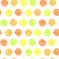 Seamless citrus pattern