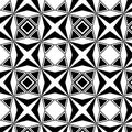 Seamless black and white pattern.