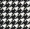 Seamless classic checkered fabric textile pattern
