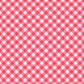 Seamless classic pattern background, red pastel diagonal overlapping stripes red and white squares tablecloths or umbrella gingham Royalty Free Stock Photo