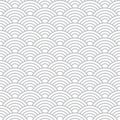 Seamless cloudy wave dragon fish scales pattern