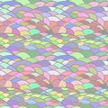 Seamless cobblestone background in pastel colors