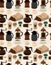 Seamless coffee pattern